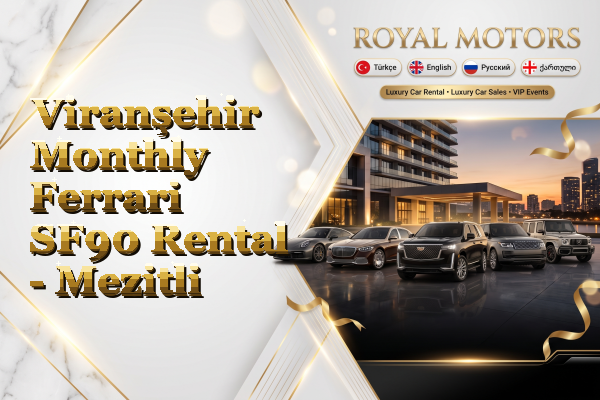 Viranşehir Monthly Ferrari SF90 Rental - Mezitli