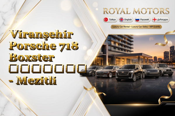 Viranşehir Porsche 718 Boxster გაყიდვა - Mezitli