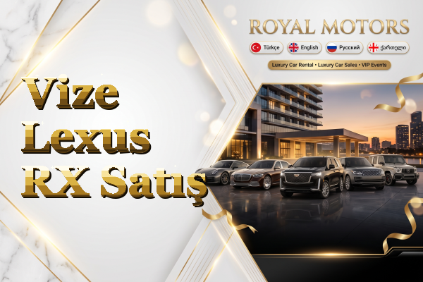Vize Lexus RX Satış