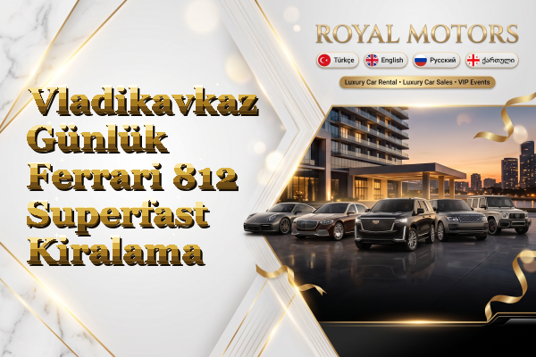 Vladikavkaz Günlük Ferrari 812 Superfast Kiralama