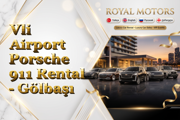 Vli Airport Porsche 911 Rental - Gölbaşı