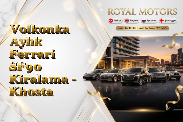 Volkonka Aylık Ferrari SF90 Kiralama - Khosta