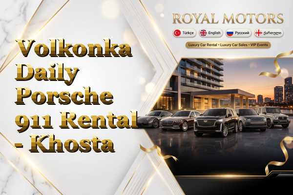Volkonka Daily Porsche 911 Rental - Khosta