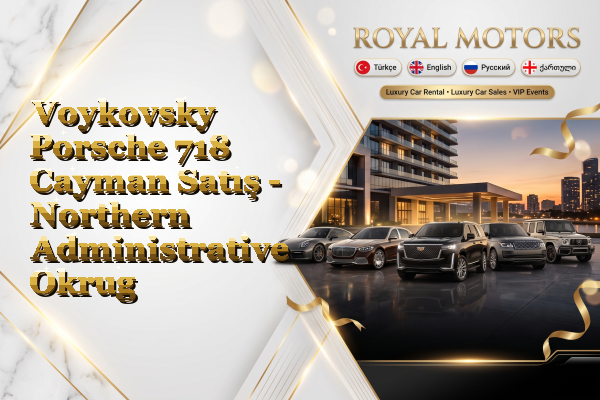 Voykovsky Porsche 718 Cayman Satış - Northern Administrative Okrug