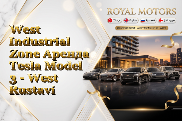 West Industrial Zone Аренда Tesla Model 3 - West Rustavi