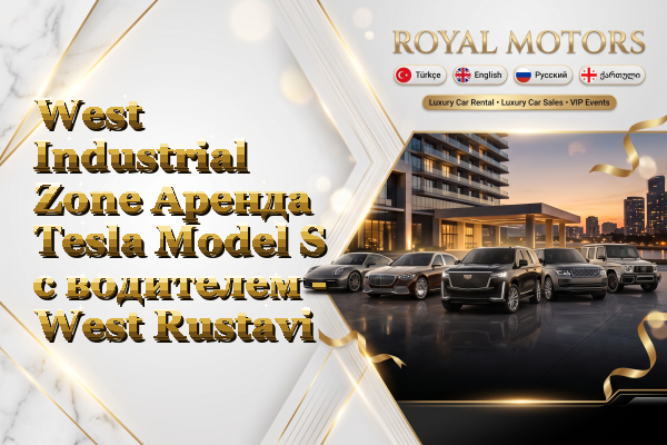 West Industrial Zone Аренда Tesla Model S с водителем - West Rustavi