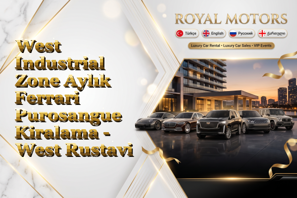 West Industrial Zone Aylık Ferrari Purosangue Kiralama - West Rustavi