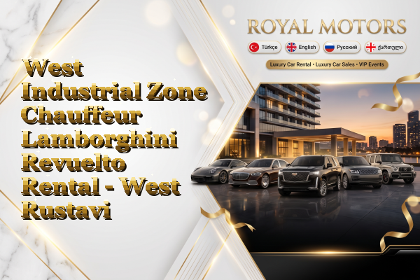 West Industrial Zone Chauffeur Lamborghini Revuelto Rental - West Rustavi