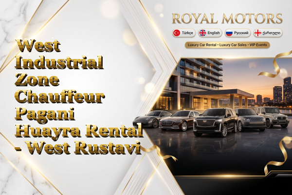 West Industrial Zone Chauffeur Pagani Huayra Rental - West Rustavi