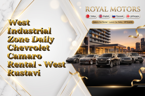 West Industrial Zone Daily Chevrolet Camaro Rental - West Rustavi