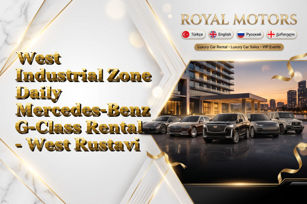 West Industrial Zone Daily Mercedes-Benz G-Class Rental - West Rustavi