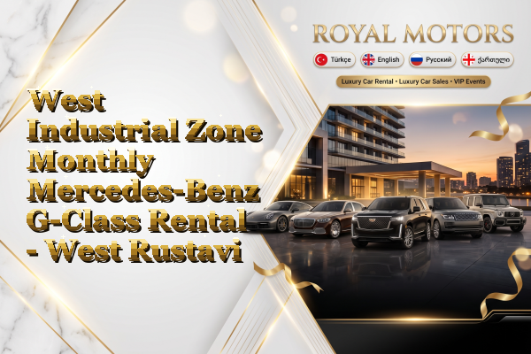 West Industrial Zone Monthly Mercedes-Benz G-Class Rental - West Rustavi