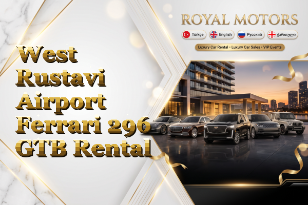 West Rustavi Airport Ferrari 296 GTB Rental