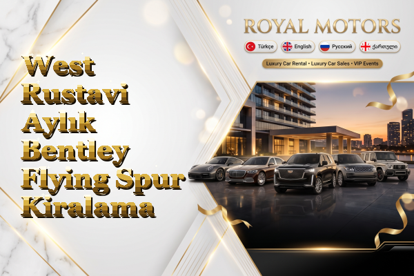 West Rustavi Aylık Bentley Flying Spur Kiralama