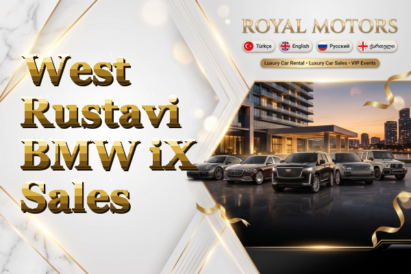 West Rustavi BMW iX Sales