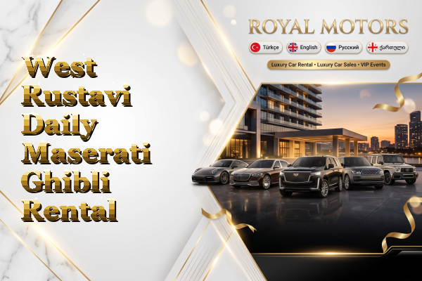 West Rustavi Daily Maserati Ghibli Rental