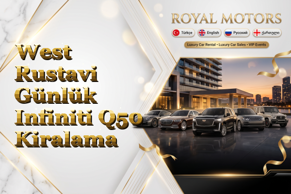 West Rustavi Günlük Infiniti Q50 Kiralama