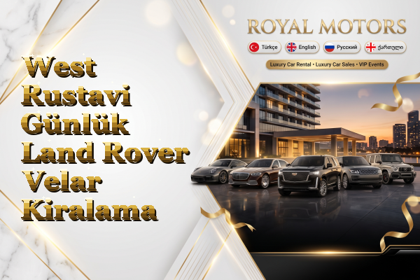 West Rustavi Günlük Land Rover Velar Kiralama