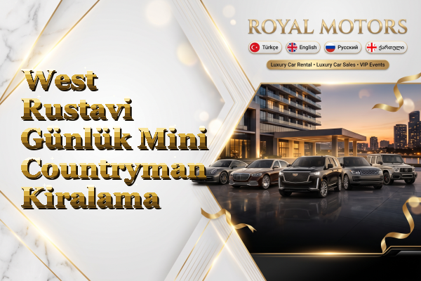 West Rustavi Günlük Mini Countryman Kiralama