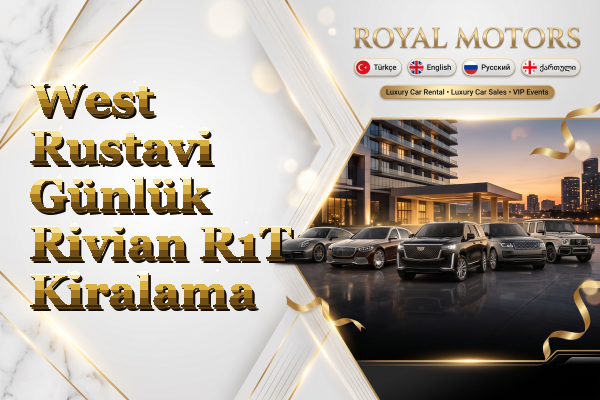 West Rustavi Günlük Rivian R1T Kiralama