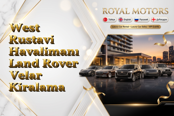 West Rustavi Havalimanı Land Rover Velar Kiralama