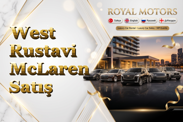 West Rustavi McLaren Satış
