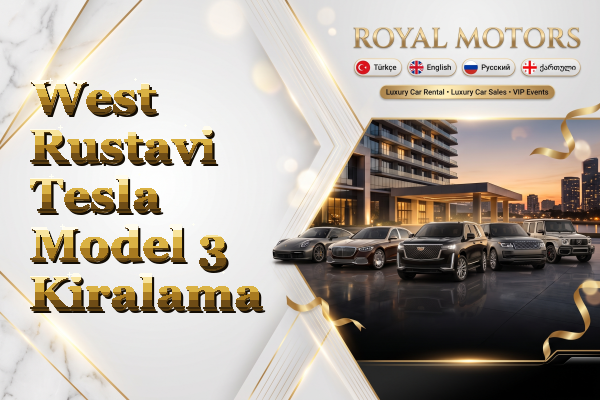 West Rustavi Tesla Model 3 Kiralama