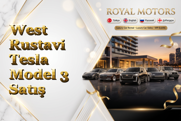 West Rustavi Tesla Model 3 Satış