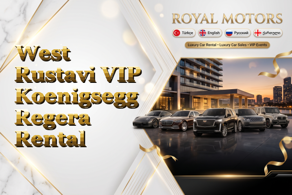 West Rustavi VIP Koenigsegg Regera Rental