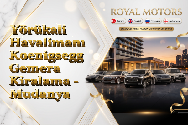 Yörükali Havalimanı Koenigsegg Gemera Kiralama - Mudanya