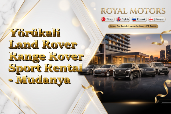 Yörükali Land Rover Range Rover Sport Rental - Mudanya