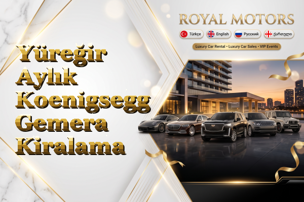 Yüreğir Aylık Koenigsegg Gemera Kiralama