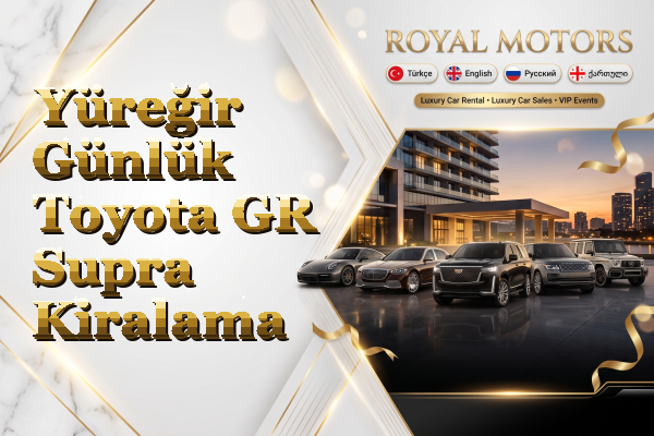 Yüreğir Günlük Toyota GR Supra Kiralama