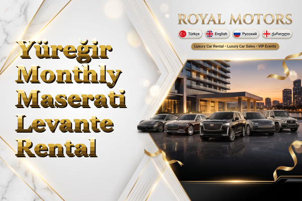 Yüreğir Monthly Maserati Levante Rental
