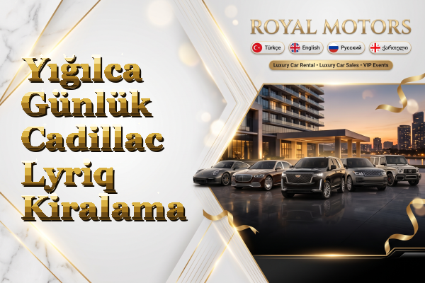 Yığılca Günlük Cadillac Lyriq Kiralama