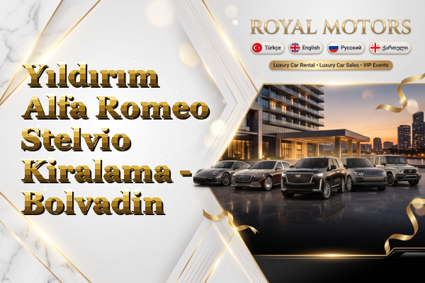 Yıldırım Alfa Romeo Stelvio Kiralama - Bolvadin
