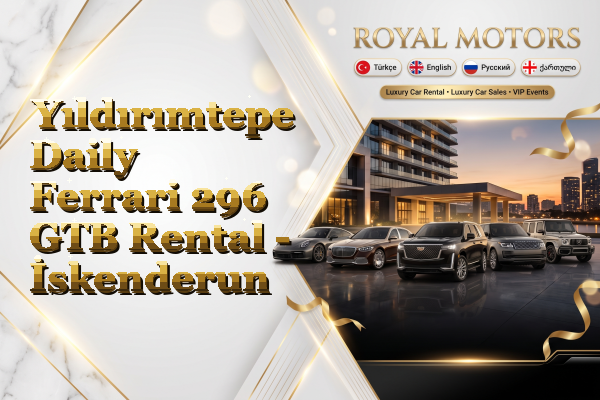 Yıldırımtepe Daily Ferrari 296 GTB Rental - İskenderun