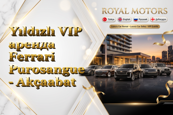 Yıldızlı VIP аренда Ferrari Purosangue - Akçaabat