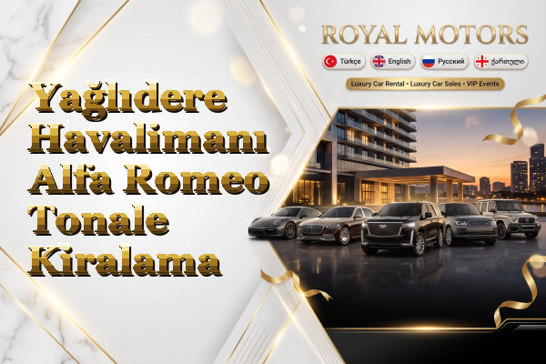 Yağlıdere Havalimanı Alfa Romeo Tonale Kiralama