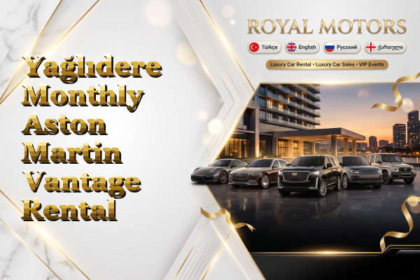Yağlıdere Monthly Aston Martin Vantage Rental