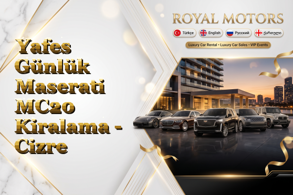 Yafes Günlük Maserati MC20 Kiralama - Cizre