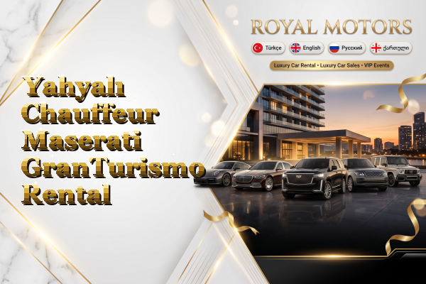 Yahyalı Chauffeur Maserati GranTurismo Rental