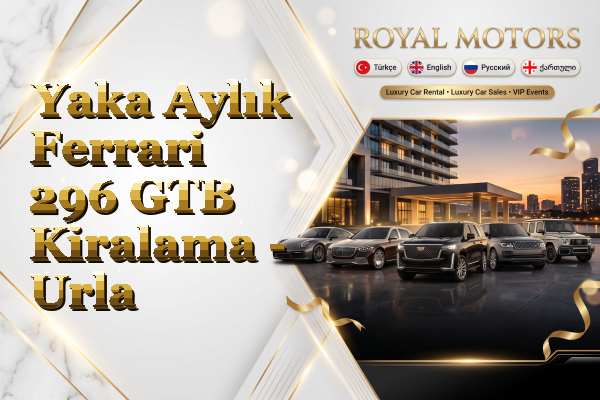 Yaka Aylık Ferrari 296 GTB Kiralama - Urla