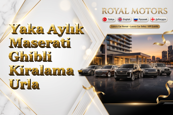 Yaka Aylık Maserati Ghibli Kiralama - Urla