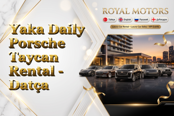 Yaka Daily Porsche Taycan Rental - Datça