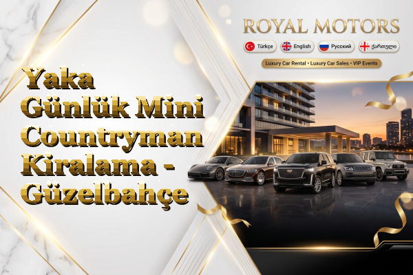 Yaka Günlük Mini Countryman Kiralama - Güzelbahçe