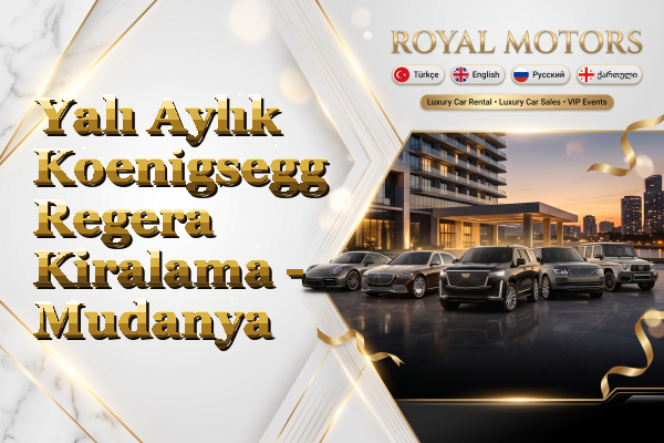 Yalı Aylık Koenigsegg Regera Kiralama - Mudanya