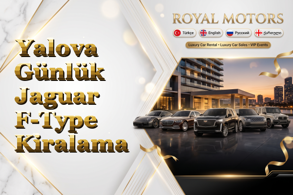 Yalova Günlük Jaguar F-Type Kiralama