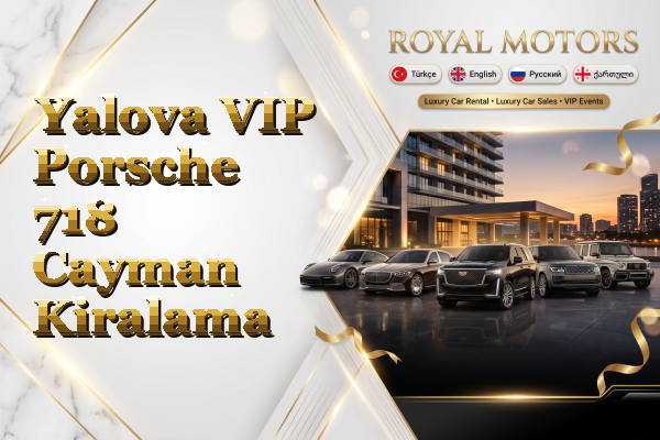 Yalova VIP Porsche 718 Cayman Kiralama