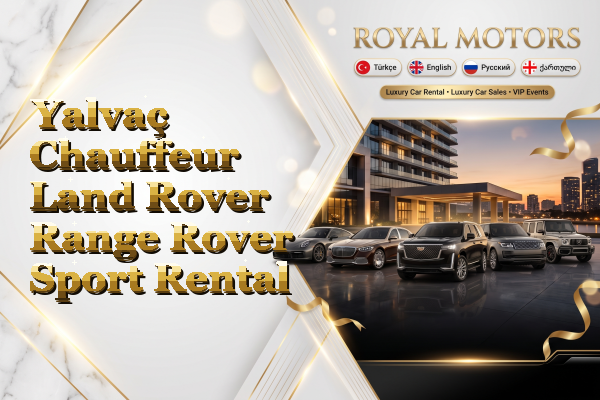 Yalvaç Chauffeur Land Rover Range Rover Sport Rental